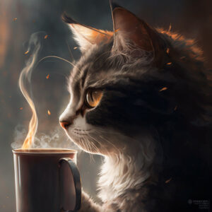 #0029 猫とコーヒー